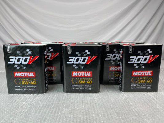 Bidons d'huile 5W40 MOTUL 300V 2L